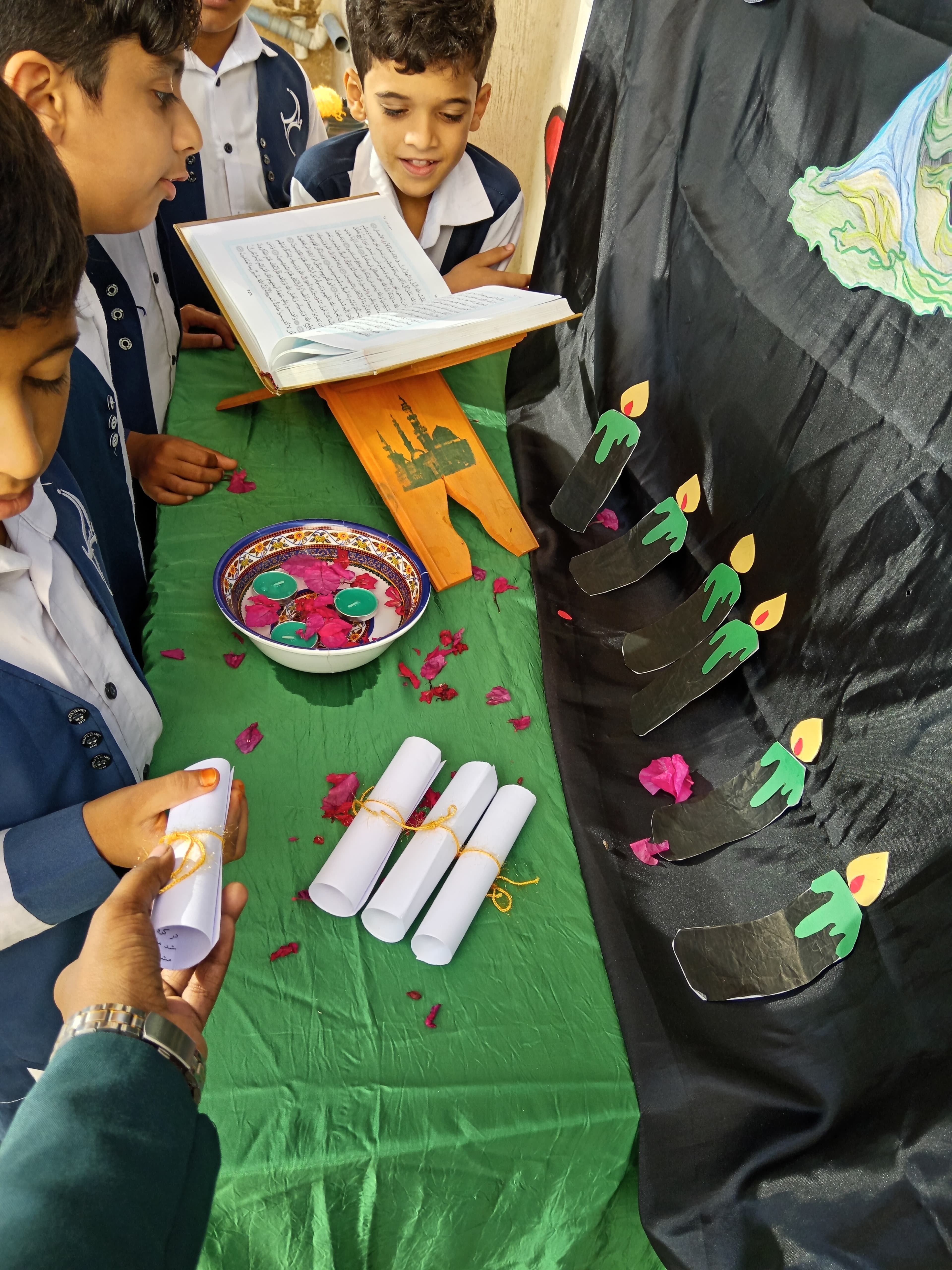 ایام فاطمیه مدرسه مهر ایران