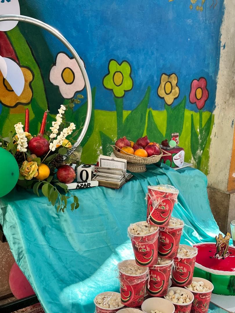 جشن یلدا مدرسه مهر ایران